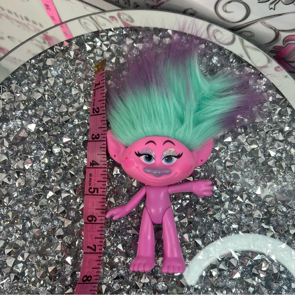 Trollz Pink Troll Doll with Green & Purple Hair - Kids Toy - Picture 3 of 3